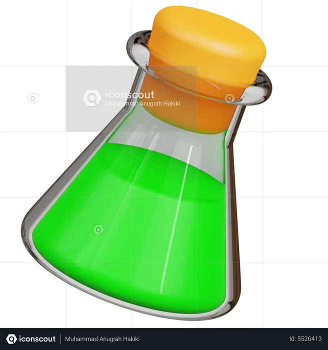 Bouteille de potions  3D Icon