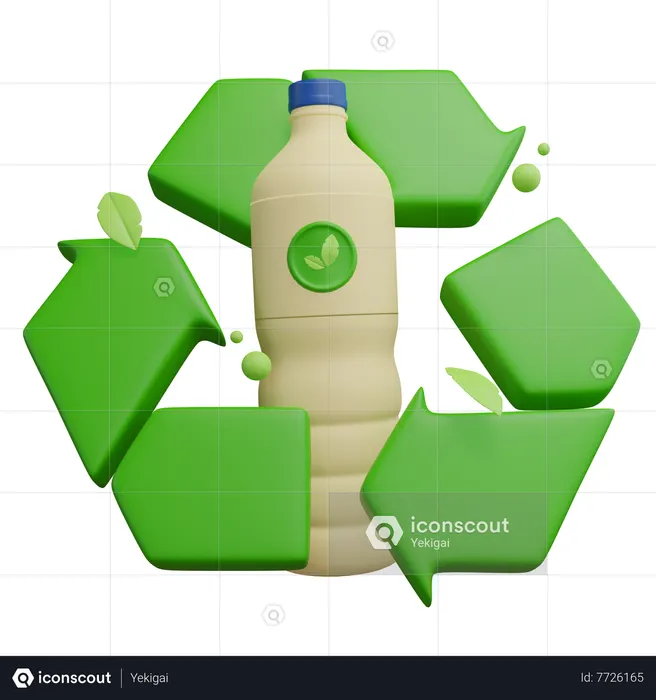 Bouteille réutilisable  3D Icon