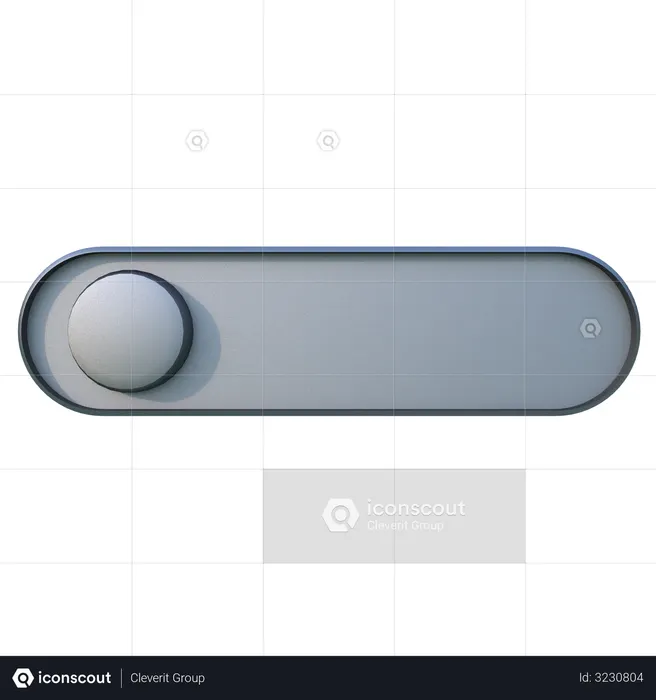 Bouton à bascule  3D Icon