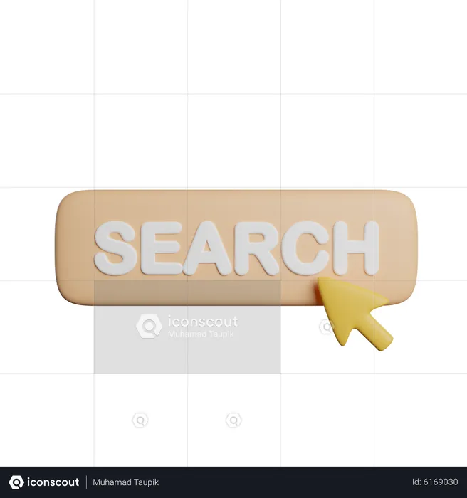 Bouton de recherche  3D Icon