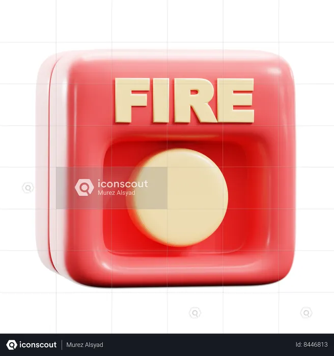 Bouton de tir  3D Icon