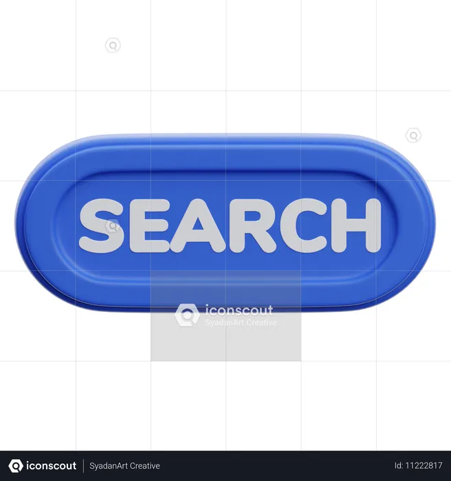 Bouton de recherche  3D Icon