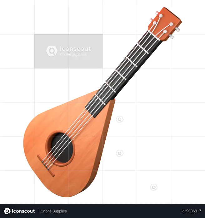 Bouzouki  3D Icon