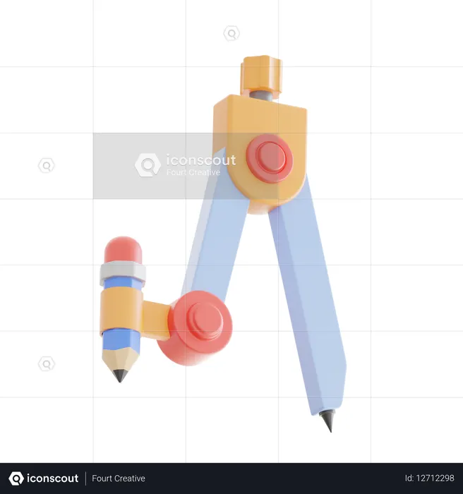 Bow Compass  3D Icon