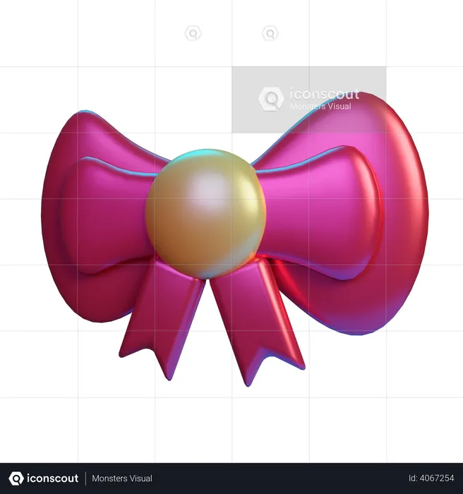 Bow tie  3D Illustration