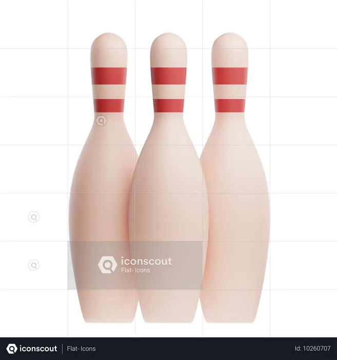 Bowling  3D Icon