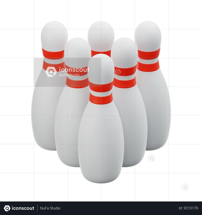 Bowling  3D Icon