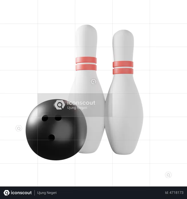 Bowling  3D Illustration