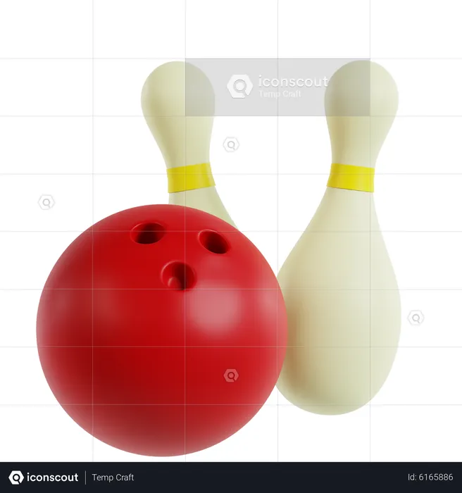 Bowling  3D Icon