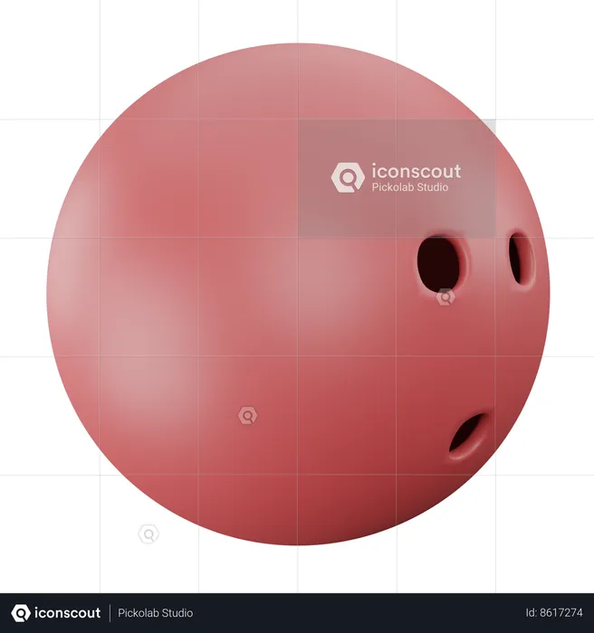 Bowling ball  3D Icon