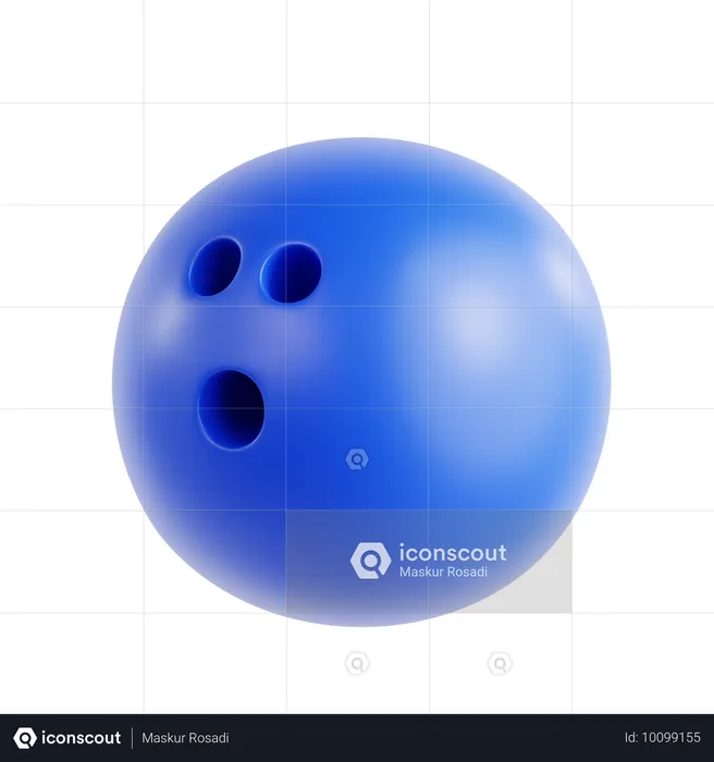 Bowling Ball  3D Icon