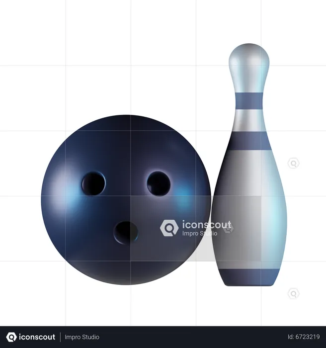 Bowling Ball  3D Icon