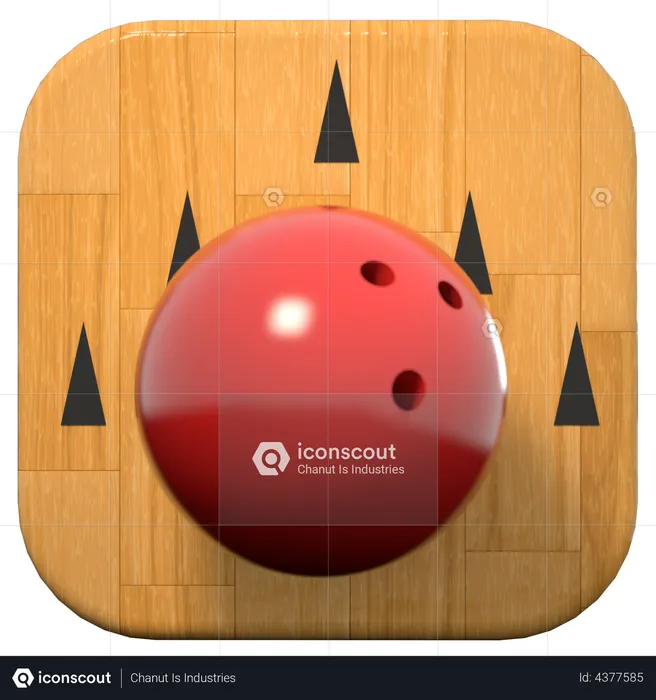 Bowling Ball  3D Illustration