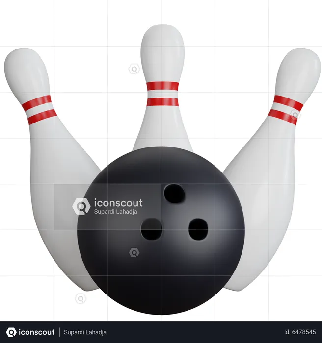 Bowling Game  3D Icon