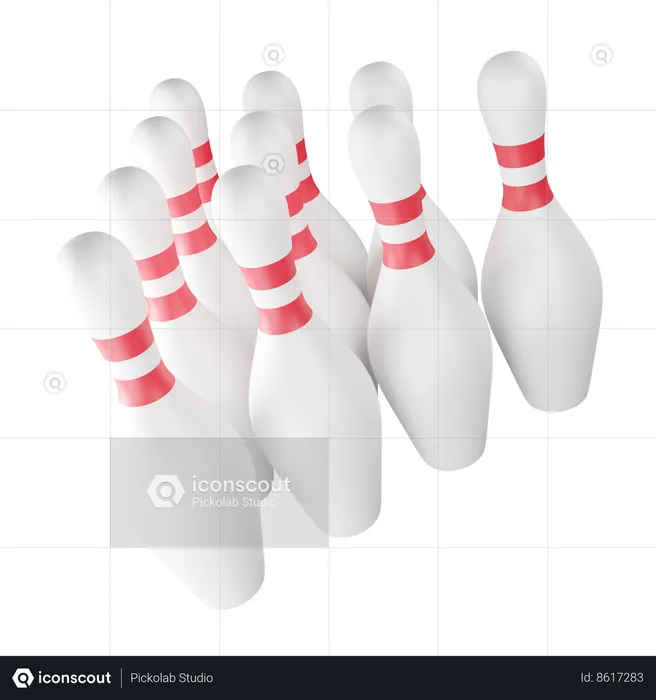 Bowling pin  3D Icon