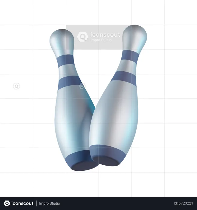 Bowling Pin  3D Icon