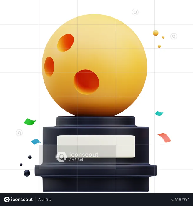 Bowling Trophy  3D Icon