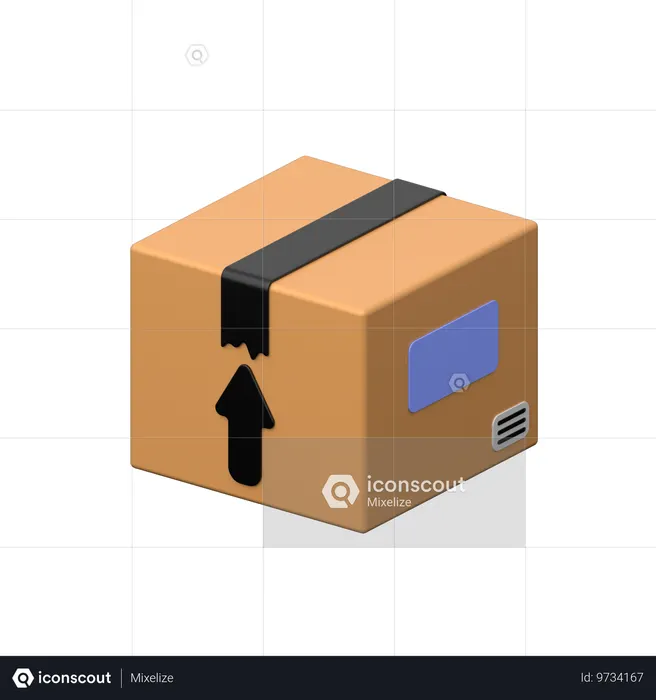 Box  3D Icon