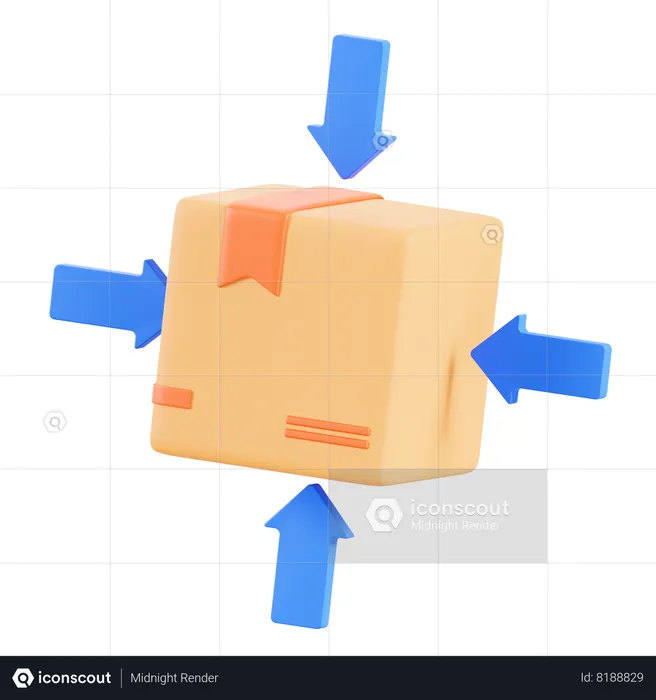 Box Distibutor  3D Icon