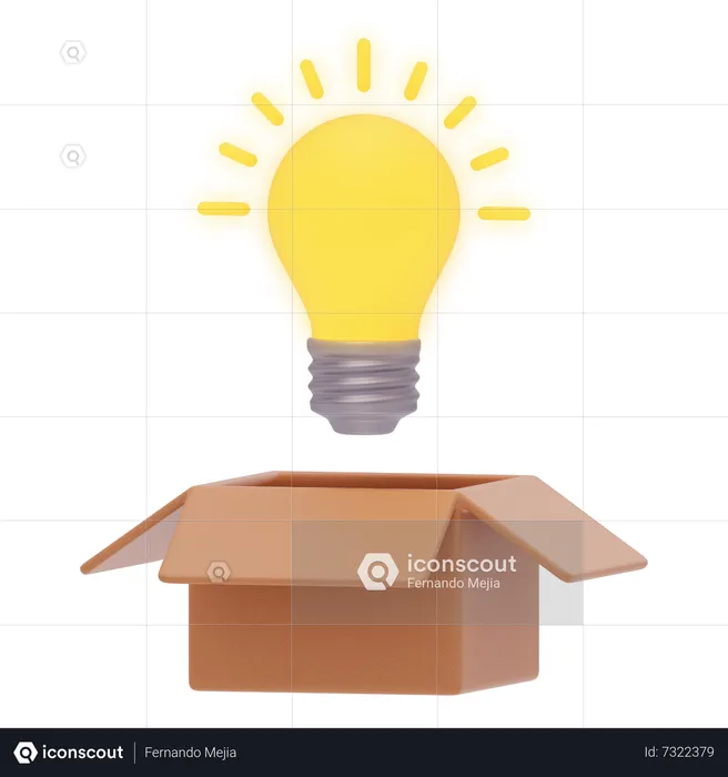 Box Idea  3D Icon
