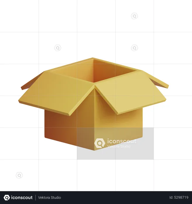 Box Package  3D Icon