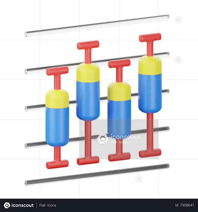 Box Plot  3D Icon