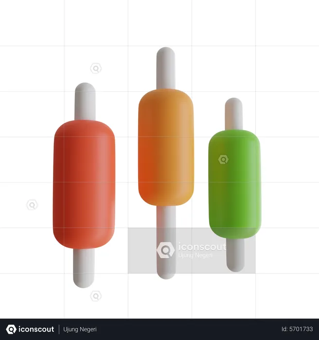 Box Plot Chart  3D Icon