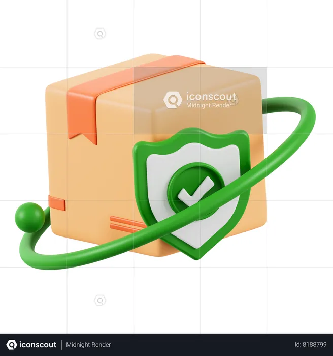 Box Security  3D Icon
