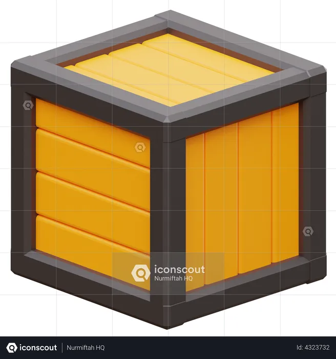 Box Shield  3D Illustration