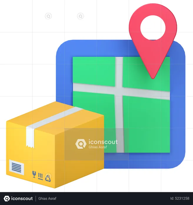 Box Tracking  3D Icon