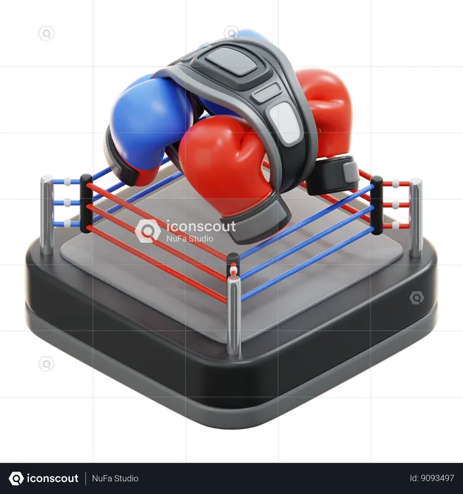 Boxe  3D Icon