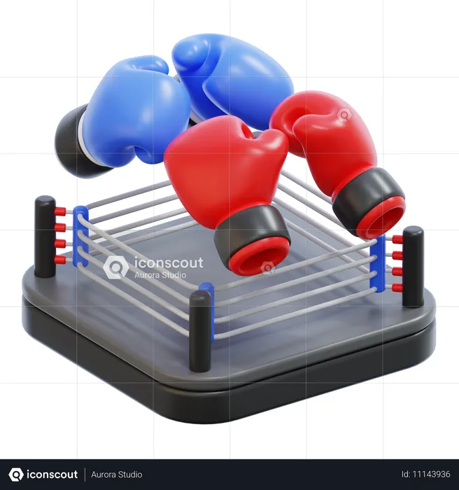 Boxe  3D Icon