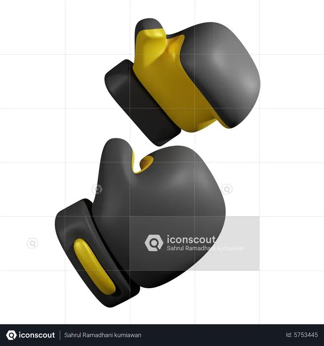 Boxhandschuhe  3D Icon