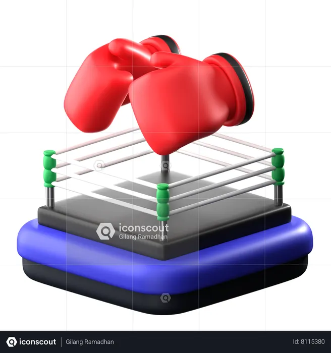 Boxing  3D Icon