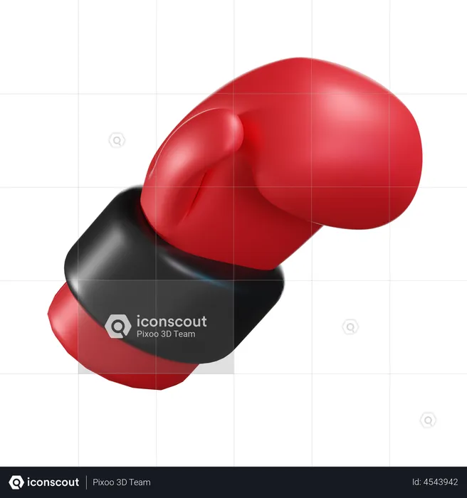 Boxing glove  3D Illustration
