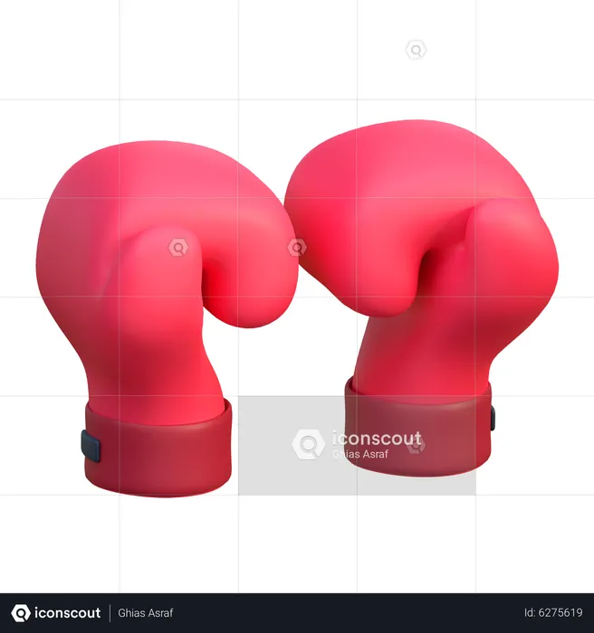 Boxing Gloves  3D Icon