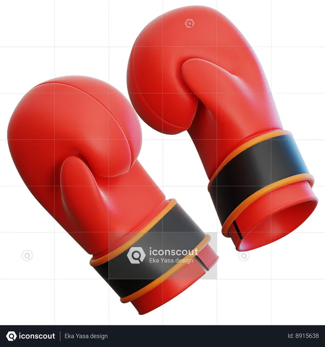 Boxing Gloves  3D Icon