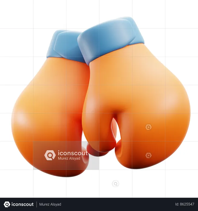 Boxing Gloves  3D Icon