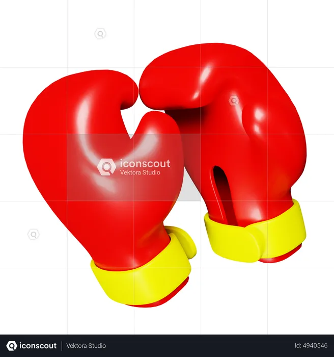 Boxing Gloves  3D Icon