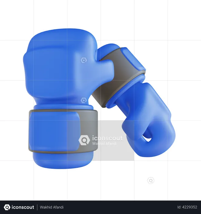 Boxing Gloves  3D Illustration
