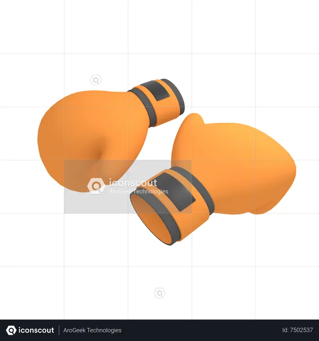 Boxing gloves  3D Icon