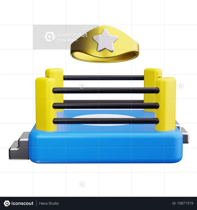 Boxing Ring  3D Icon