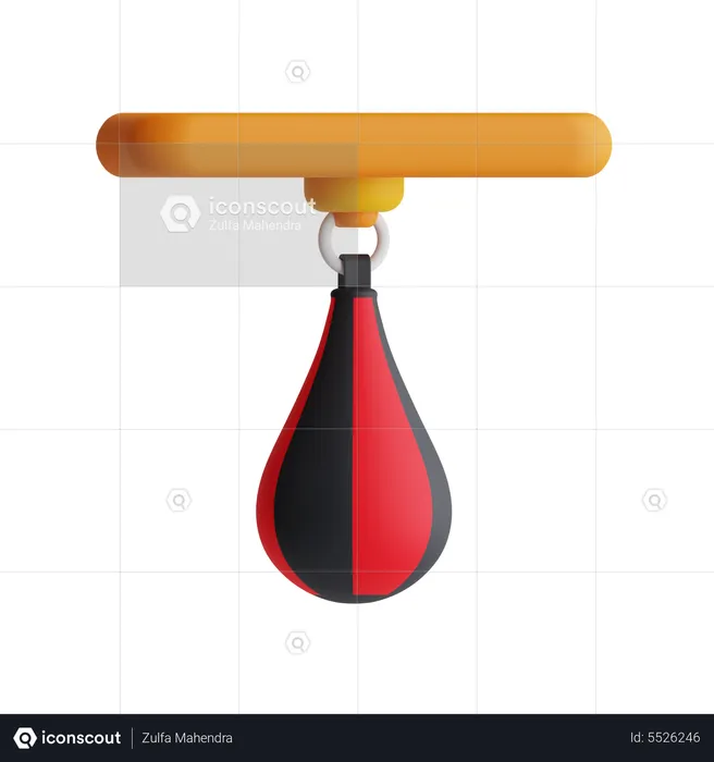 Boxing Speed Bag  3D Icon