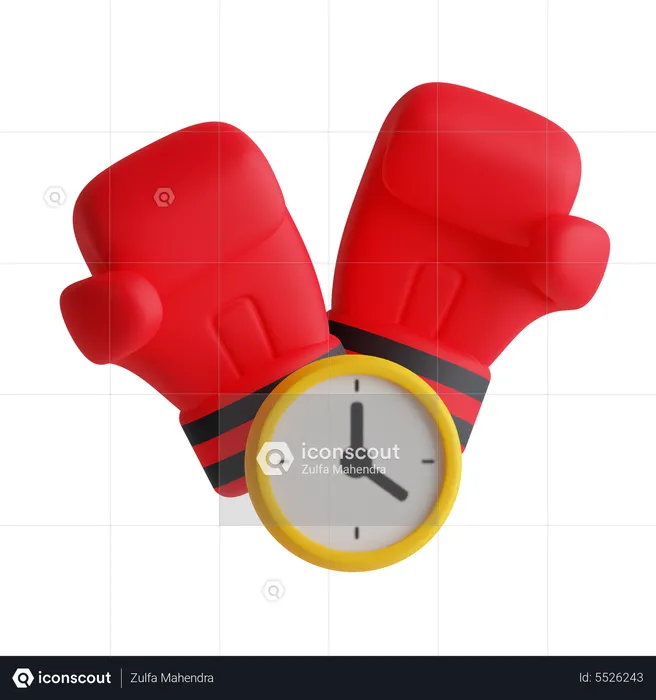 Boxing Time  3D Icon