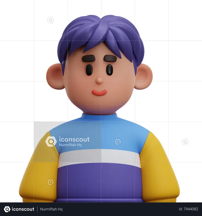 Boy Avatar  3D Icon