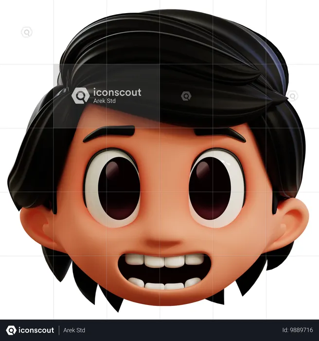 男の子の絵文字 Emoji 3D Icon