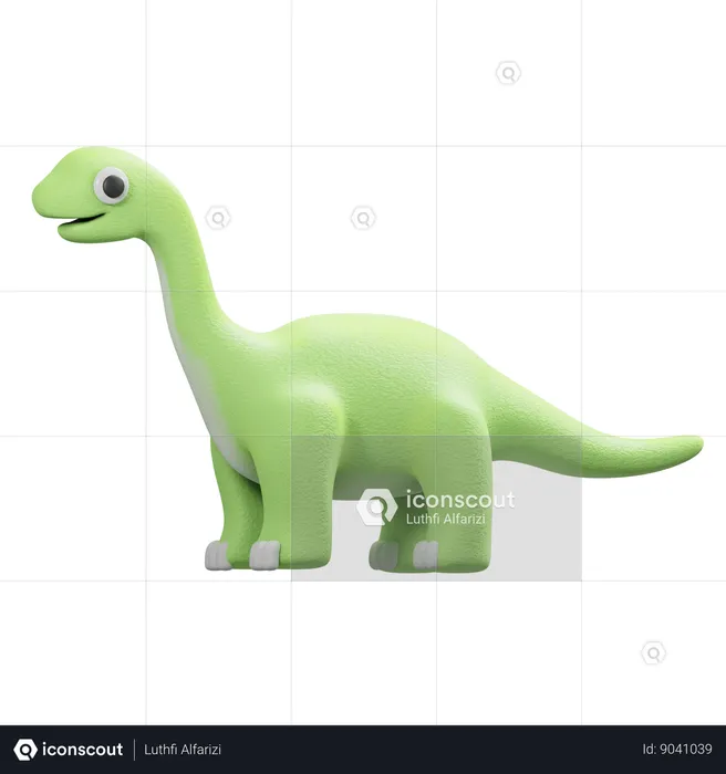 Brachiosaurus  3D Icon