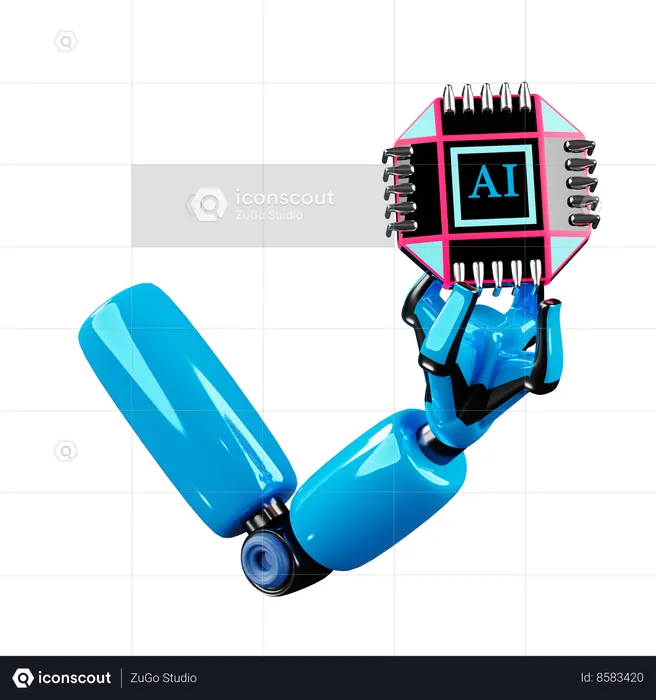 Braço robótico  3D Icon