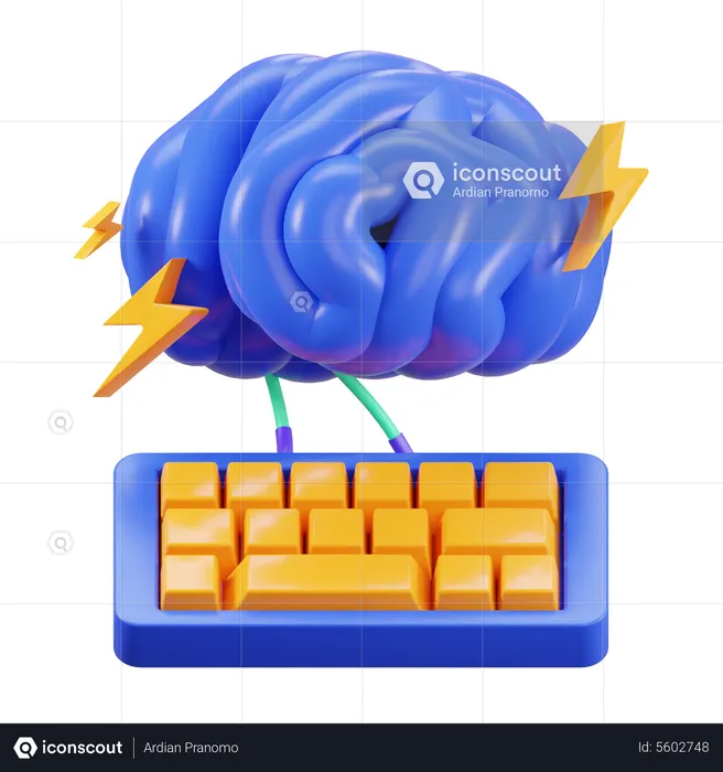Brain Program  3D Icon