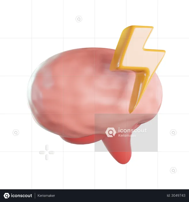 Brain Storm  3D Icon